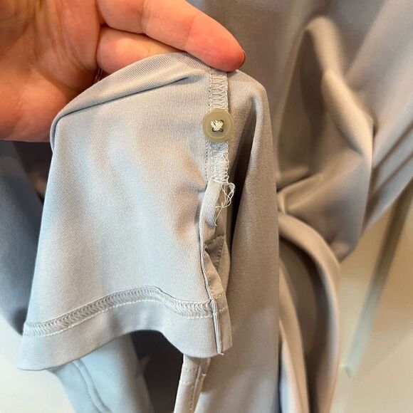 Adidas Golf Polo Climalite Short Sleeve Grey XL - Picture 8 of 10